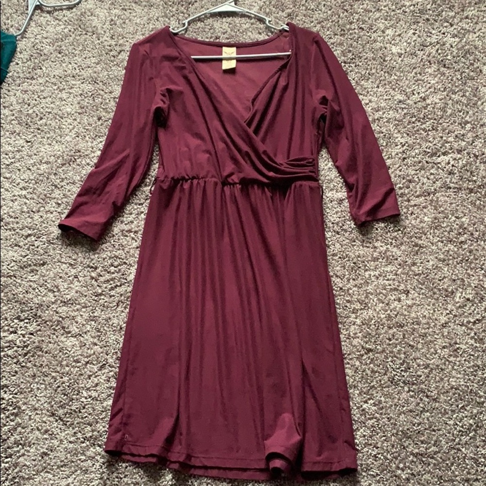 Maroon dress